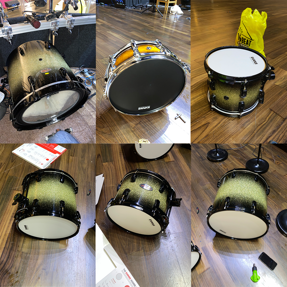 Professional Drum Set-Ups/Tuning/Transport