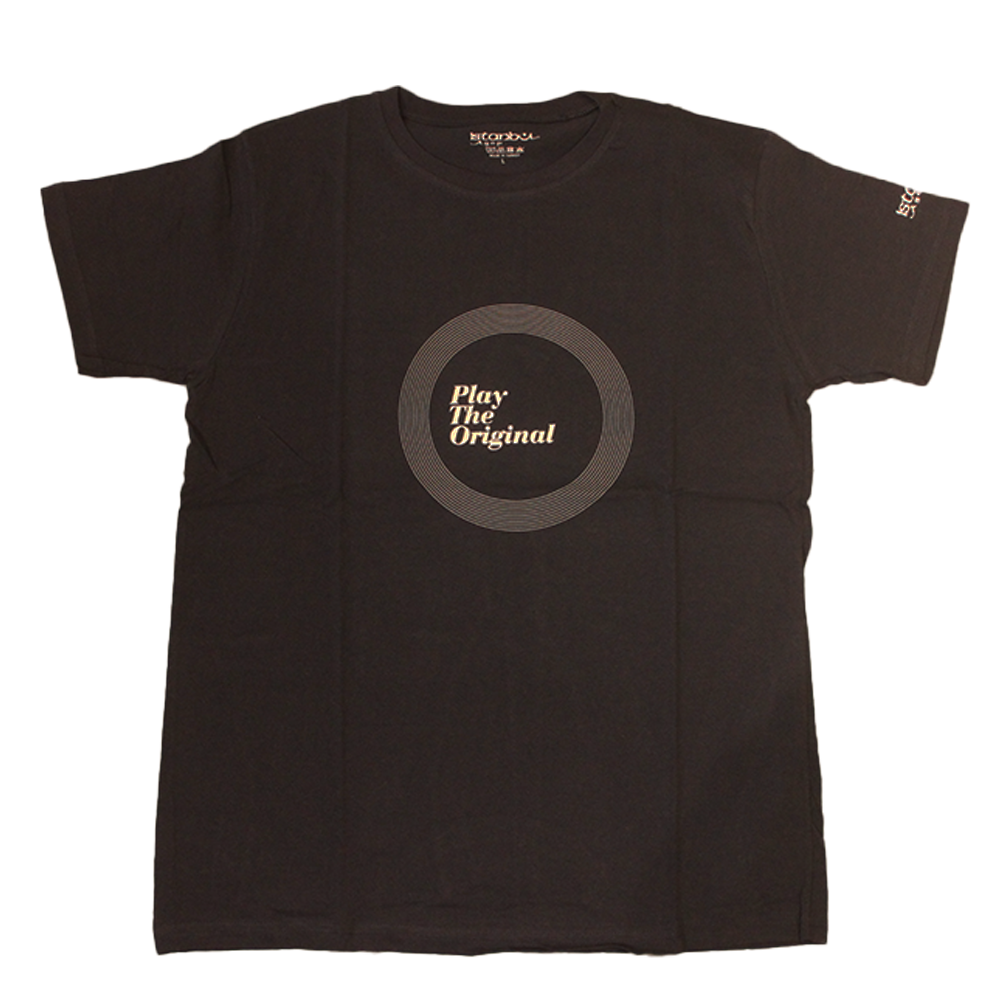 AGOP T Shirt "PLAY THE ORIGINAL" (CREAM LOGO) BLACK T-Shirt