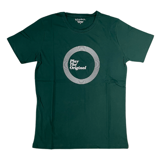 AGOP T Shirt "PLAY THE ORIGINAL" (WHITE LOGO) GREEN T-Shirt
