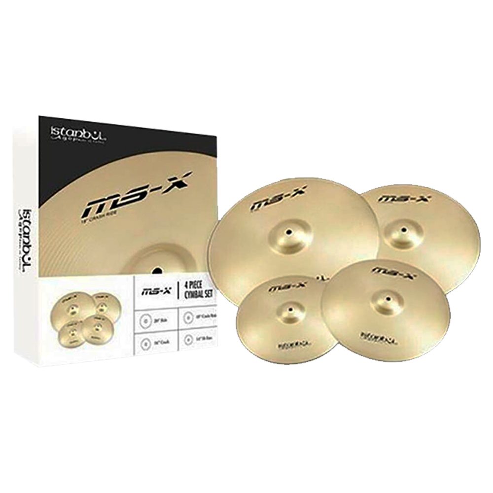 MS-X Bronze Cymbal Box Set by Istanbul AGOP (14"/16"/20"+18")