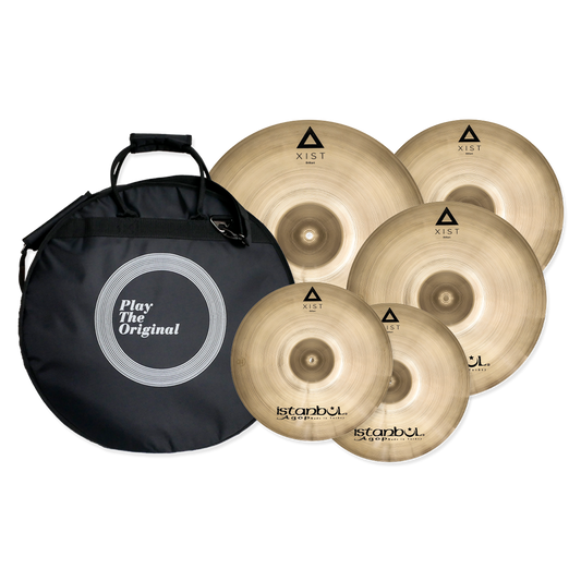 XIST Brilliant Cymbal Box Set by Istanbul AGOP + Deluxe Bag (14"/16"/20"+18")