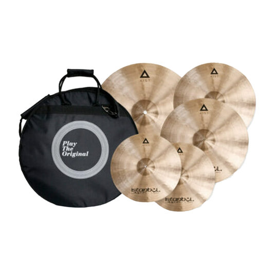 XIST Cymbal Box Set by Istanbul AGOP + Deluxe Bag (14"/16"/20"+18")